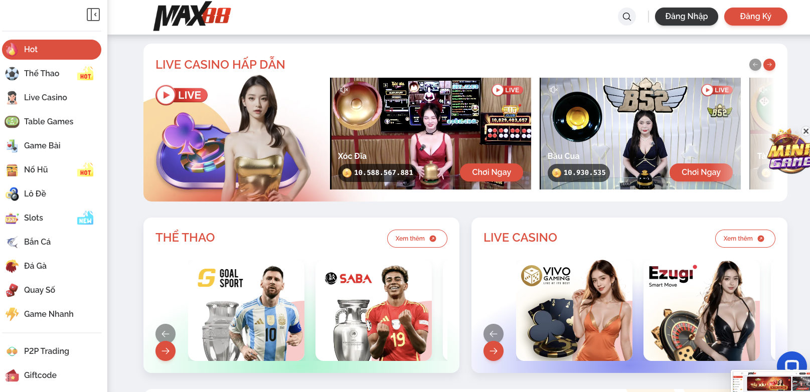 Tại sao nên chọn cá độ bóng đá Max88?