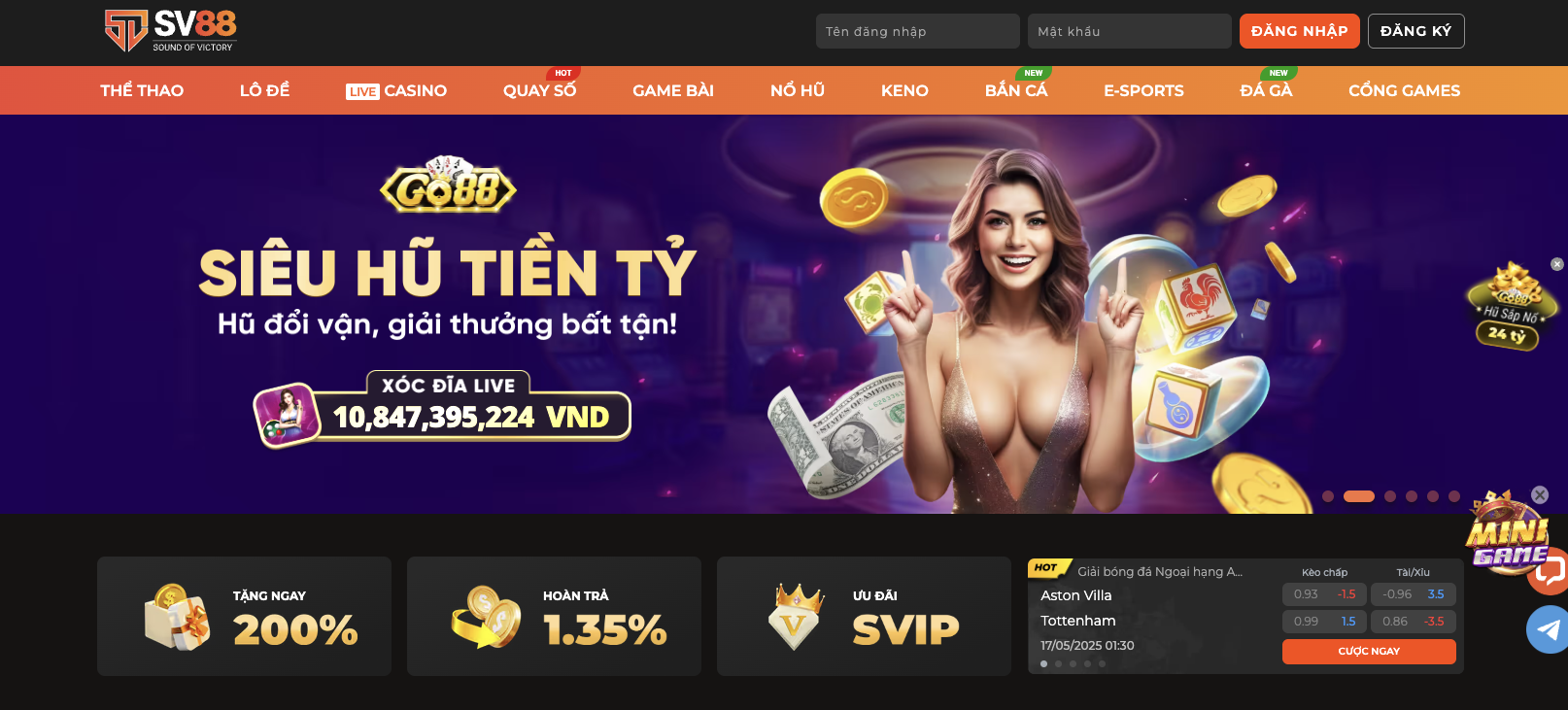 Các bước tham gia trang cá cược bóng đá uy tín SV88 cho người mới