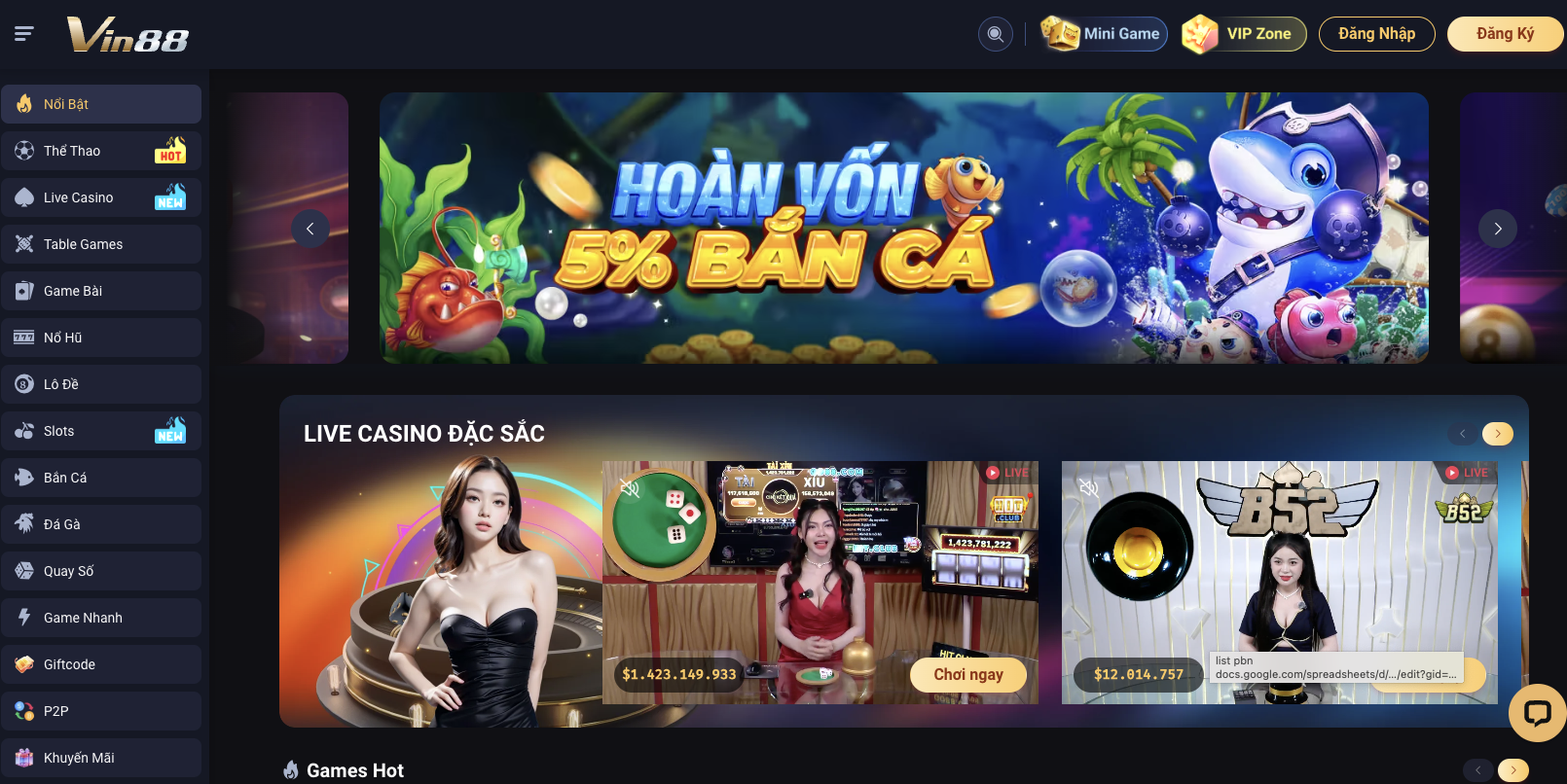 Giới Thiệu Chung Về Web Cá Cược Bóng Đá Vin88