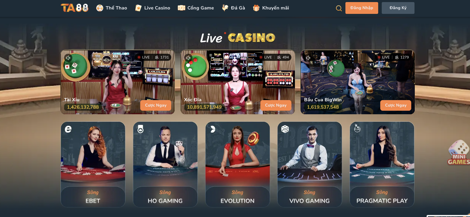 Tại sao Ta88 được xem là trang web cá cược uy tín?