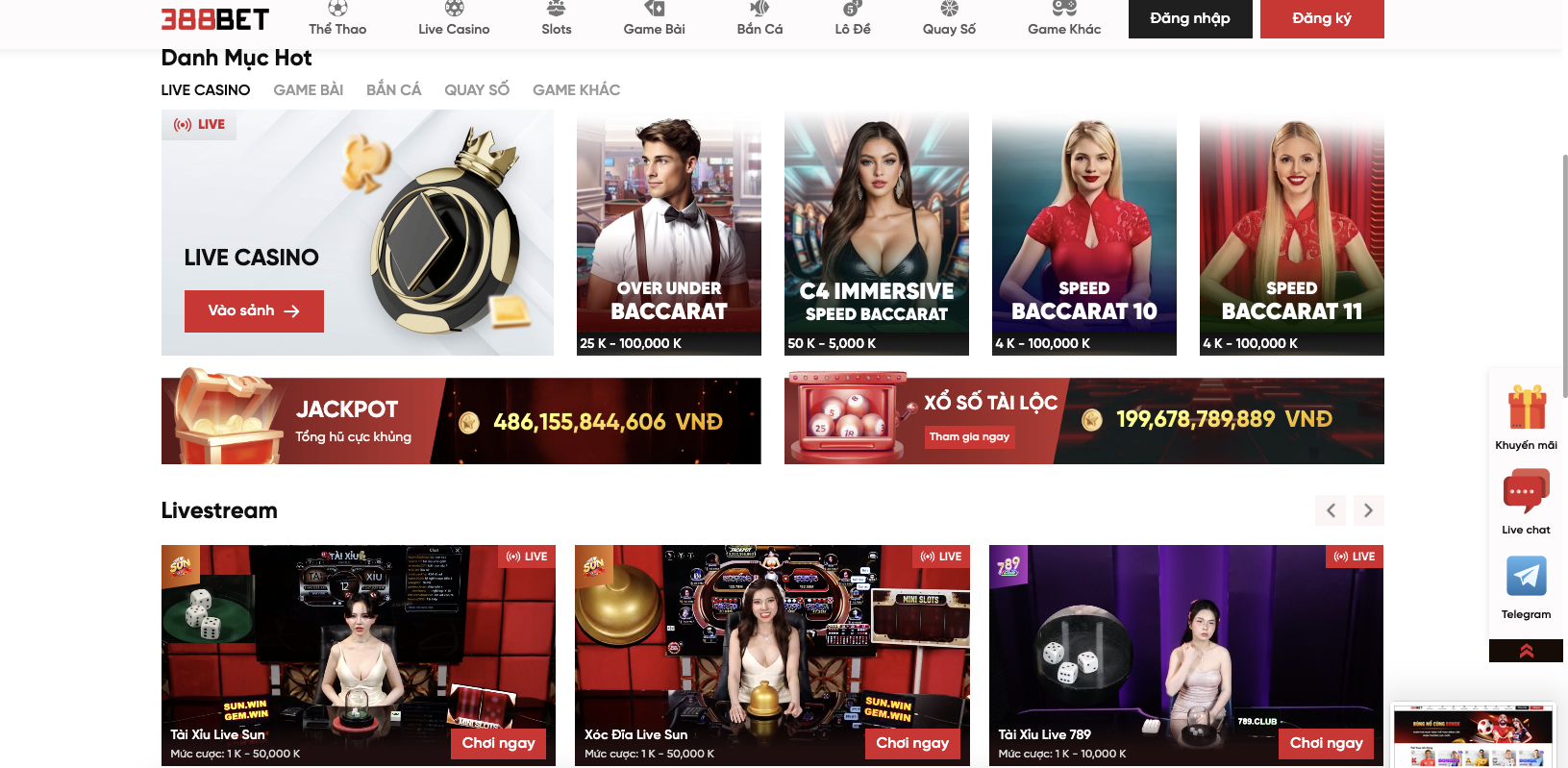 Những điểm nổi bật của trang cá cược bóng đá 388bet